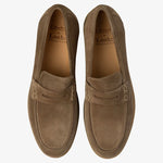 Lucca Suede Loafers in Flint