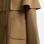 BARBOUR Aggy Wool Coat in Warm Trench