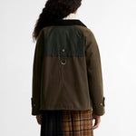 BARBOUR Hazelwood Wax Jacket in Beech/Fern/Mixed Tartan