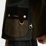 BARBOUR Hazelwood Wax Jacket in Beech/Fern/Mixed Tartan