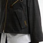 BARBOUR Arlene Checked Wax Jacket in Classic/Shadow Classic