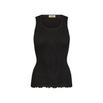 MOS MOSH MMElaine Seamless Silk Tank Top in Black