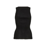 MOS MOSH MMElaine Seamless Silk Tank Top in Black