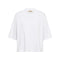MOS MOSH MMNatalie Round Neck Boxy T-Shirt in White