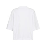 MOS MOSH MMNatalie Round Neck Boxy T-Shirt in White