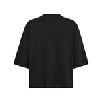 MOS MOSH MMNatalie Round Neck Boxy T-Shirt in Black
