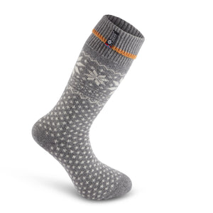The Lambswool Socks in Grey
