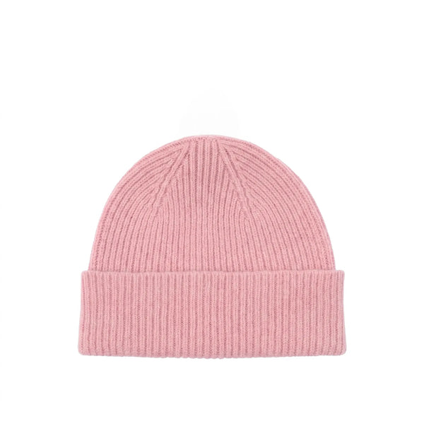 QUINTON & CHADWICK Lambswool Beanie Hat in Calamine