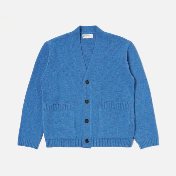 UNIVERSAL WORKS Langdale Cardigan in Pale/Blue