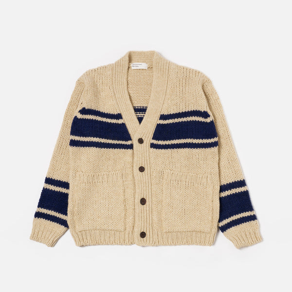UNIVERSAL WORKS Langdale Cardigan in Sand