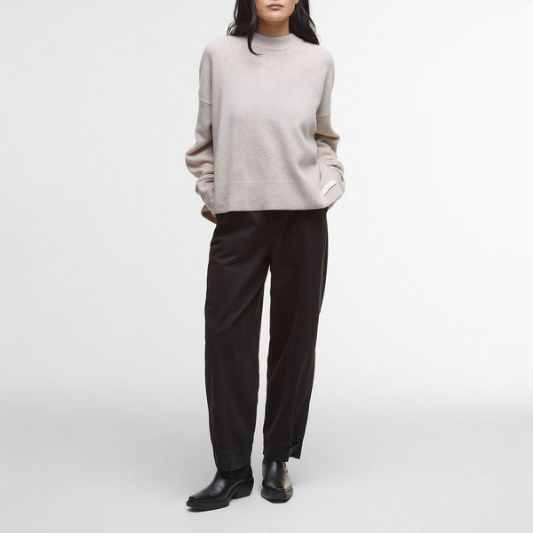 BARBOUR Leonie Zip-Up Jumper in Natural