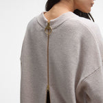 BARBOUR Leonie Zip-Up Jumper in Natural