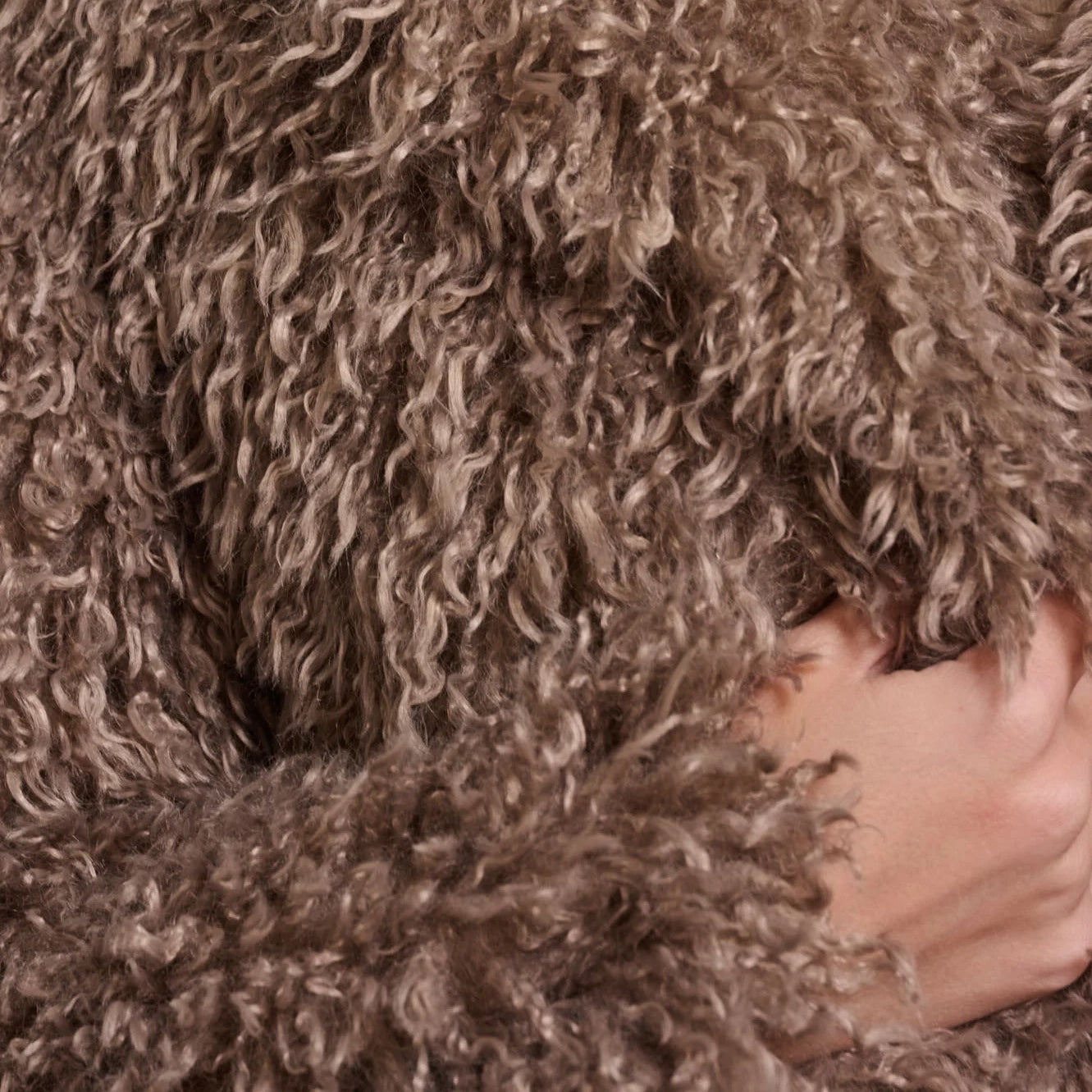 RINO & PELLE Lias Jacket with Revere Collar in Mocha Latte