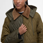 BARBOUR Lilian Quilted Jacket in Fern Leaf/Sage/Light Sage