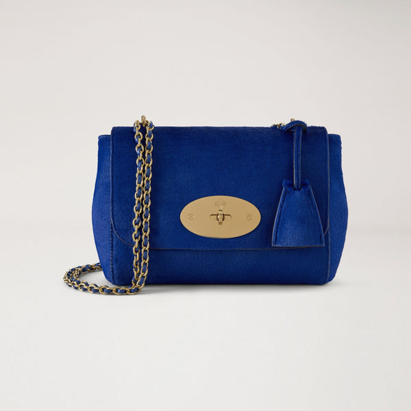MULBERRY Lily Hair Calf Handbag in Pigment Blue