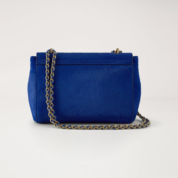 MULBERRY Lily Hair Calf Handbag in Pigment Blue