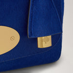 MULBERRY Lily Hair Calf Handbag in Pigment Blue