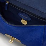 MULBERRY Lily Hair Calf Handbag in Pigment Blue