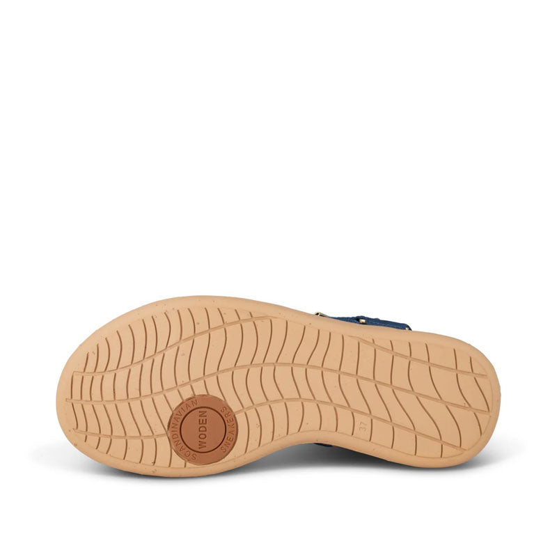 WODEN Line Sandals in Old Denim