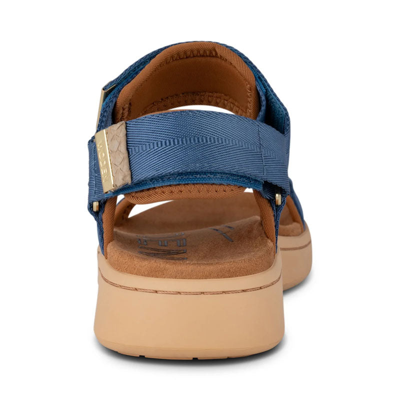 WODEN Line Sandals in Old Denim