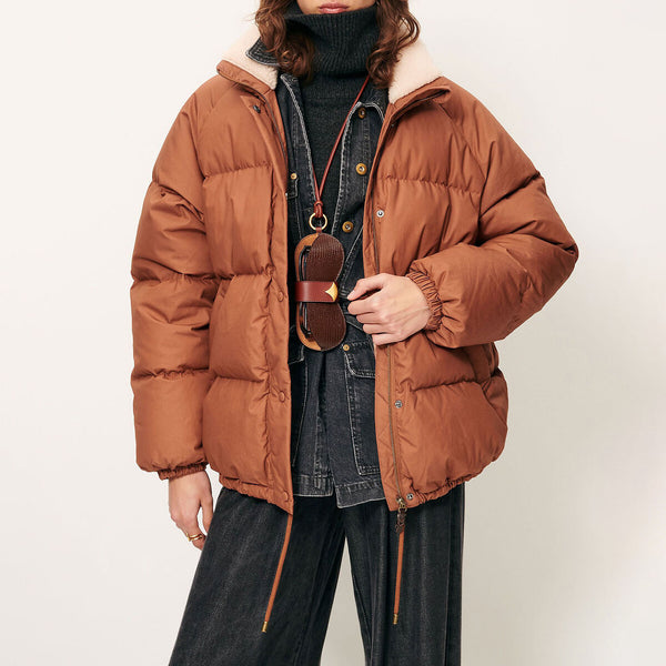 SESSUN Livingstone Puff Jacket in Alezan