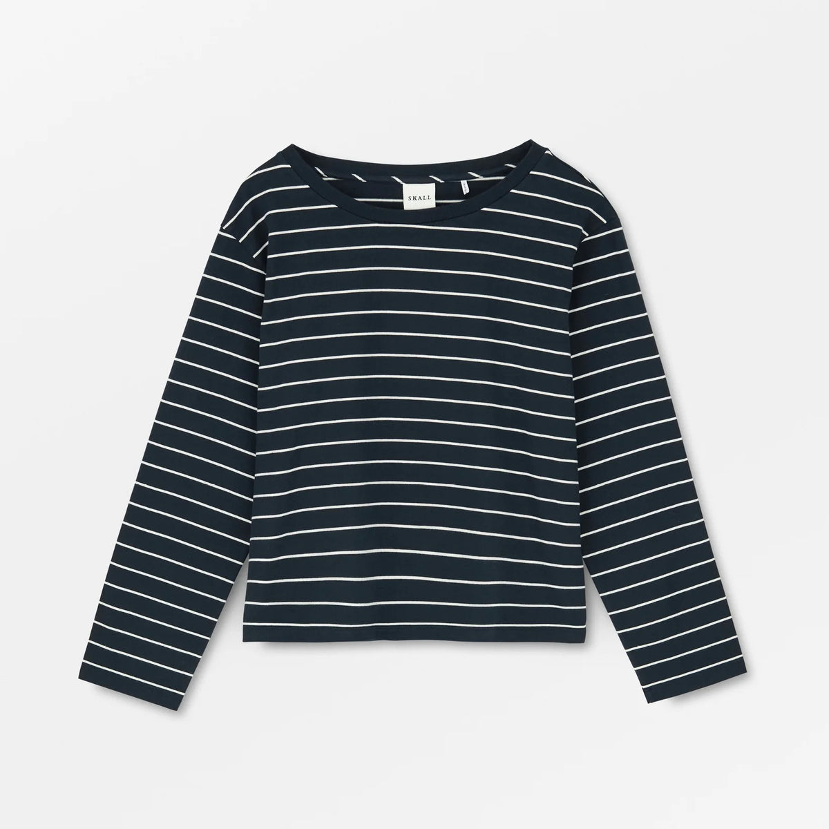 SKALL Loui Oversized Blouse in Navy/White Stripe