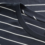 SKALL Loui Oversized Blouse in Navy/White Stripe