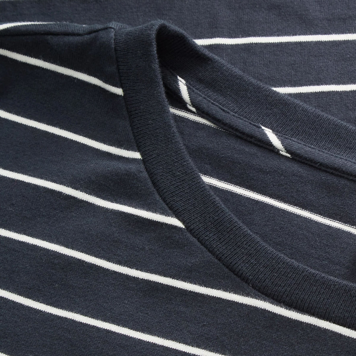 SKALL Loui Oversized Blouse in Navy/White Stripe