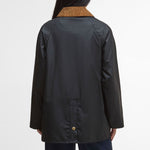 BARBOUR Luella Wax Jacket  in Black/Classic Tartan