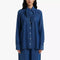 SMITH & SOUL Lyocell Denim Blouse with Scarf Collar in Denim