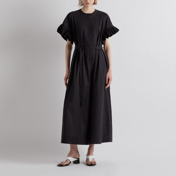 MEI MEIJ Frill Sleeve Jumpsuit in Black
