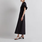 MEI MEIJ Frill Sleeve Jumpsuit in Black