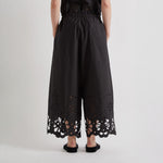 MEI MEIJ Cut Out Flower Trousers in Black