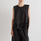 MEI MEIJ Sleeveless Blouse in Black
