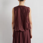 MEI MEIJ Sleeveless Top in Sangria
