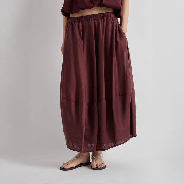 MEI MEIJ Bubble Skirt in Sangria