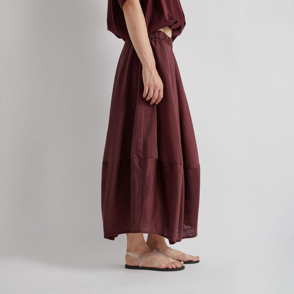 MEI MEIJ Bubble Skirt in Sangria