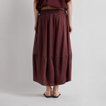 MEI MEIJ Bubble Skirt in Sangria