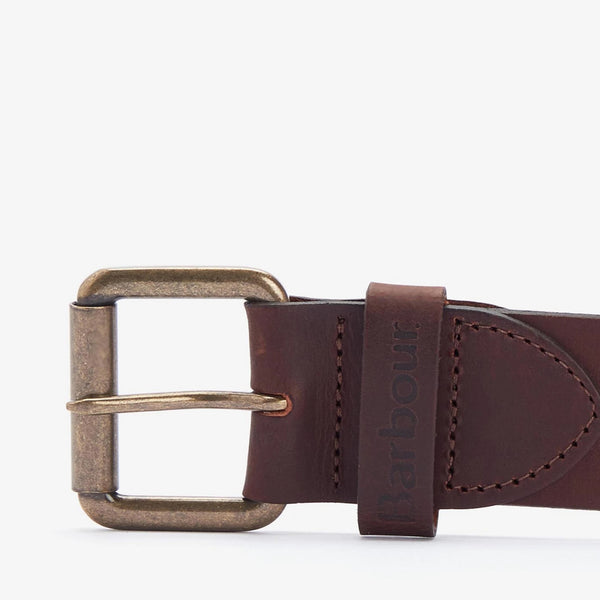 BARBOUR Allanton Leather Belt in Brown