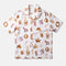 EDMMOND STUDIOS Magnets Short Sleeve Shirt in Plain Off White