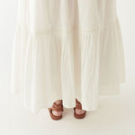 MAISON HOTEL Luisa Skirt in White Lilies