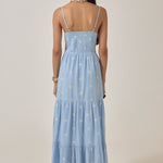 MAISON HOTEL Etta Sleeveless Dress in Sky Blues