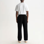WAX LONDON Malham Wool Blend Trousers in Navy