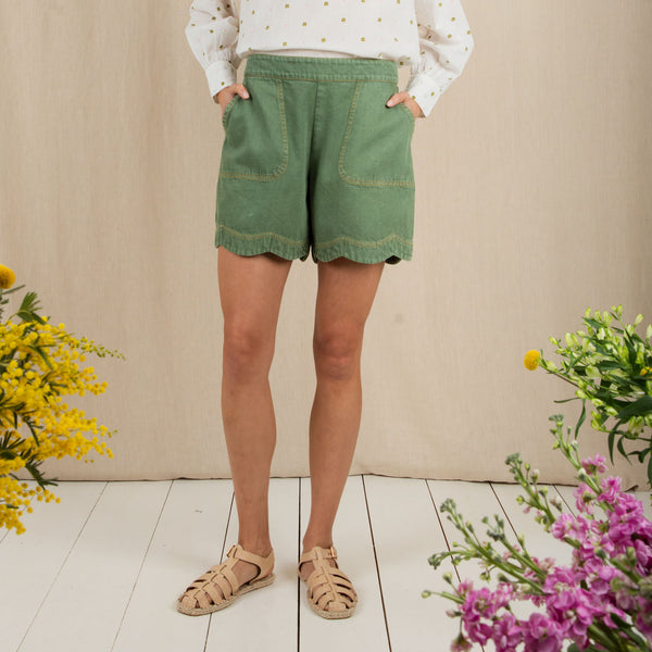 BONTE Mary Shorts in Fern