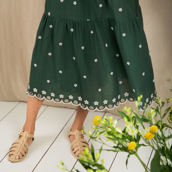 BONTE Mavis Dress in Field Green