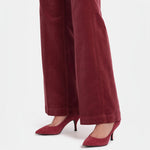 NYDJ Teresa Wide Leg Velvet Trousers in Painbrush