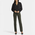 NYDJ Marilyn Straight Leg Corduroy Jeans in Vine Leaf