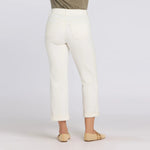 NYDJ HR Bailey Relaxed Straight Crop Jean in Vintage White