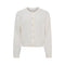 ANNE-MI Meadow Merino Wool Cardigan in White Sand