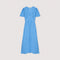 THE NEW SOCIETY Melissa Linen Dress in Vista Blue